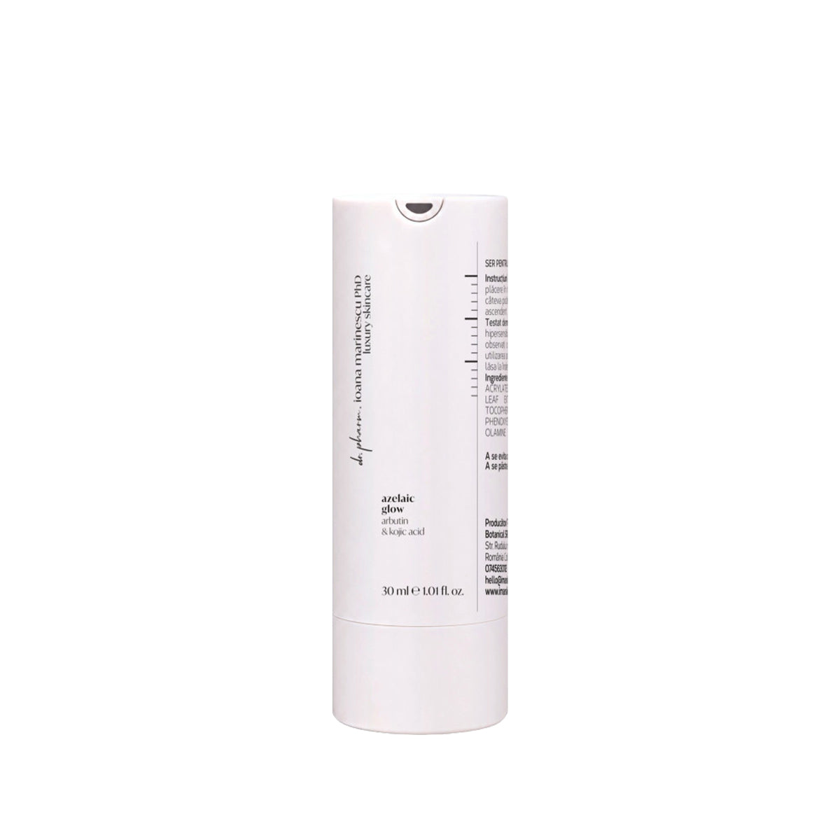 Azelaic Glow - ser pentru uniformizarea tenului, cu acid azelaic, arbutin și acid kojic