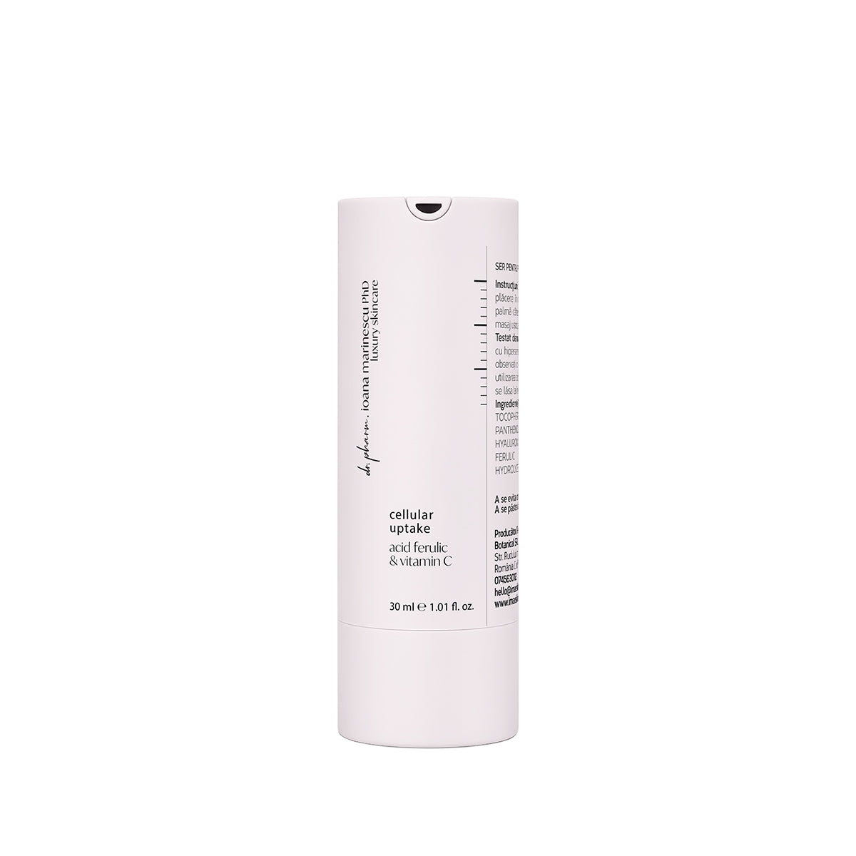 Cellular uptake - ser cu acid ferulic și vitamina C