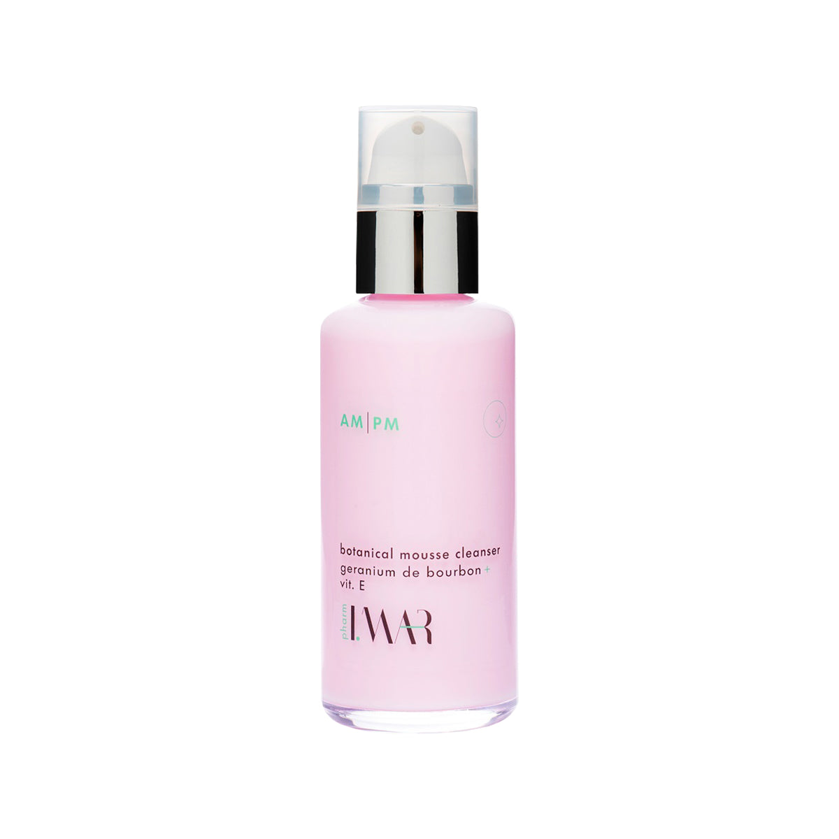 Mousse botanic demachiant - geranium de Bourbon, vitamina E