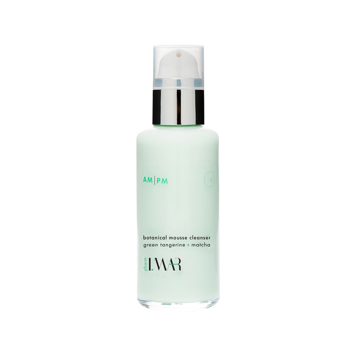 Mousse botanic demachiant - mandarină verde, matcha cu vitamina E